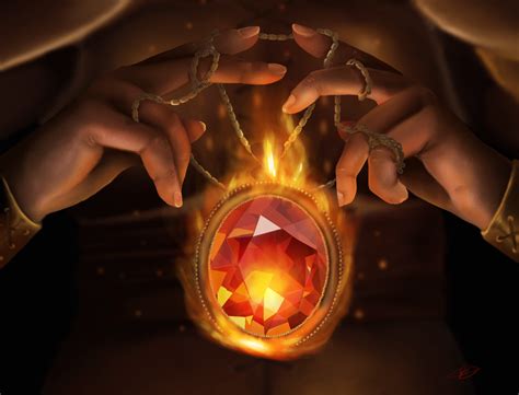 The enchanted amulet